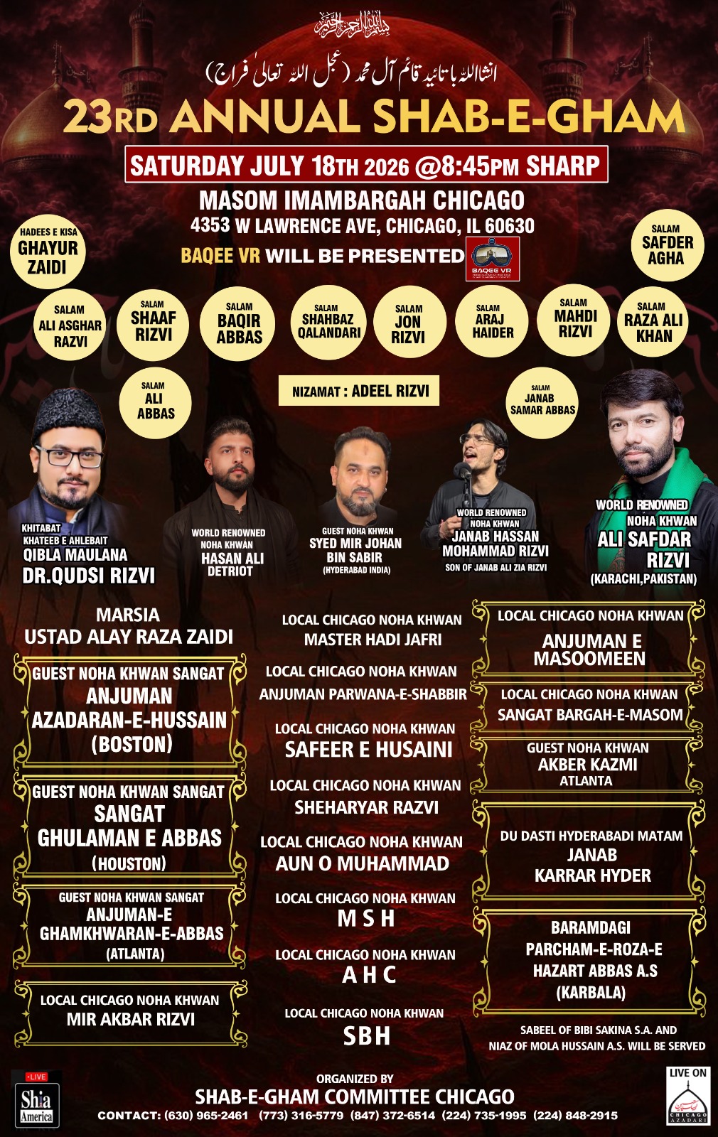 23rd Annual Shab-e-Gham